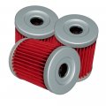 Caltric 3 Pack Oil Filter For Suzuki Lt250 Lt250e Lt250ef Lt250s Quad Runner 85 86 1988-1996 