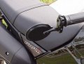 I5 Black Bar End Mirrors For Kawasaki Z125 Z 125 Pro 2017-2024