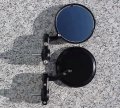 I5 Black Bar End Mirrors For Kawasaki Z125 Z 125 Pro 2017-2024