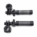 Httmt- Black Round Diamond Foot Peg W Clamp 25mm 32mm Compatible With Yamah Xv250 Xv400 Virage P N Mt216-049 216-096-bk