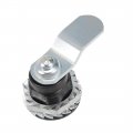 Uxcell Waterproof Cam Lock 3 4 Cylinder Length Zinc Alloy Chrome Plated W Keys Keyed Alike 2pcs