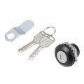 Uxcell Waterproof Cam Lock 3 4 Cylinder Length Zinc Alloy Chrome Plated W Keys Keyed Alike 2pcs