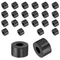 24 Pcs Rubber Spacers 25mm Od X 10mm Id 15mm Height Round Anti Vibration Spacer Bushing Grommets 