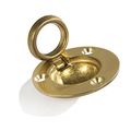 Flush Ring Pull Round 1-1 2 Brass 