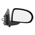 Passenger Side Door Mirror For Jeep Compass 2007 To 2013 Power Glass Manual Folding Textured Black Replacement 5115042ag 