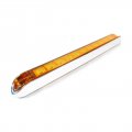 Fortpro 17-6 8 X 2-1 Red Led Light Bar With 11 Leds Clear Lens And Chromed Bezel F235248 