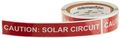 Hellermanntyton 596-00247 Pre-printed Reflective Solar Label 6 5 X 1 0 Caution Circuit Red Pack Of 50 