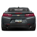Chevrolet Camaro Zl1-1le 3d In Dark Gray On Real Carbon Fiber Abs Plastic License Plate Frame