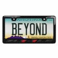 Ipick Image Made For Chevrolet Camaro Zl1-1le 3d In Dark Gray On Real Carbon Fiber Abs Plastic License Plate Frame