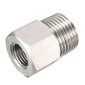 Pipe Fitting Adapter 1 2 G Male To 4 Female Stainless Steel For Water Oil Air Pressure Gauge 