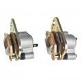 Wflnhb Front Left And Right Brake Calipers With Pads Replacement For Polaris Scrambler 400 500 Sportsman 335 Magnum 325 330