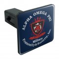 Alpha Omega Phi Sorority Primary Logo Tow Trailer Hitch Cover Plug Insert 1 4 Inch 25