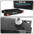 Gplus Universal Engine 10 Row An-10an Aluminum Transmission Oil Cooler Bk