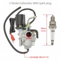 2 Stroke Carburetor Compatible For Dinli 50cc 70cc 90cc 100cc 110cc Atv Quad Carb Dino Jp Beast Helix Dl603 With 38mm Air