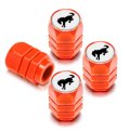 Ford Bronco Glow In The Dark Tire Valve Caps White Orange Set Of 4 Universal Fit For Cars Suvs And Trucks Lrwt 