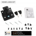 Ocpty Hood Catch Latch Kits Compatible With 2007-2018 For Jeep Wrangler Jk
