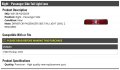 Left Or Right Tail Light Lens Compatible With 1969 Pontiac Gto