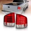 Amerilite Red Clear Led Replacement Brake Tail Lights Set For Chevy S-10 G M C Sonoma Passenger And Driver Side