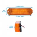Hecasa 4pcs Led Flashing Amber Cab Light Ar60250 Compatible With John Deere Tractor 30 Series 2030 2630 4030 4230 4430 4630