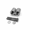 Httmt- Chrome Frame Sliders Crash Protectors For Yamah Fz6 Fzs600 Fz6n 2004-2012 