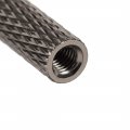 Uxcell M3x30mm Aluminum Standoff With Mesh Texture Column Spacer For Rc Airplane Fpv Quadcopter Cnc Grey 10pcs