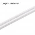 Uxcell Edge Trim Seal White Pvc Plastic U Channel Protector Fits 1 32 3 5 Feet Length