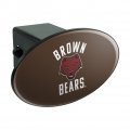 Brown University Bears Logo Oval Tow Trailer Hitch Cover Plug Insert