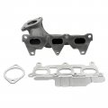 A-premium Right Side Exhaust Manifold With Gasket Compatible Chevrolet Camaro 2010-2011 Cadillac Srx 2004-2009 Cts 2004-2011