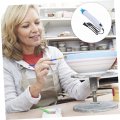 Angoily Hot Air Blower Portable Mini Tools Bubble Buster Kit Polymer Heat For Crafts Tool Diy Heating Plastic Destroyer White