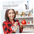 Angoily Hot Air Blower Portable Mini Tools Bubble Buster Kit Polymer Heat For Crafts Tool Diy Heating Plastic Destroyer White