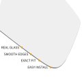 Car Side Mirror Glass For Saab 9-3 9-5 9-3x Passenger Right View Lh Replacement Non-heated With Adhesive
