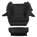 Wflnhb Artificial Leather Front Driver Side Bottom Seat Cover Black Replacement For C-class 2015-2021 C300 2016-2018 C250 C350e