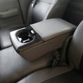 Ecotric Center Console Cup Holder Armrest Replacement Pad Compatible With 2004-2014 Ford F150 Black