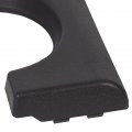 Ecotric Center Console Cup Holder Armrest Replacement Pad Compatible With 2004-2014 Ford F150 Black