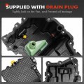 A-premium Engine Oil Pan With Gasket Compatible Ford F-150 F150 2015 2016 2017 2018 2 7l Replace Ca6010400