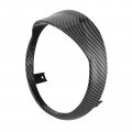 Topteng Front Headlight Guard Cover Grille Carbon Fiber Fit For Vespa Primavera 125 2014-2021 150