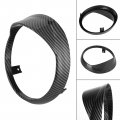 Topteng Front Headlight Guard Cover Grille Carbon Fiber Fit For Vespa Primavera 125 2014-2021 150