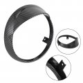 Topteng Front Headlight Guard Cover Grille Carbon Fiber Fit For Vespa Primavera 125 2014-2021 150
