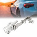 Uxcell Silver Sound Whistle Muffler Exhaust Pipe Valve Bov Simulator Whistler M