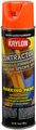 Krylon 7310 Fluorescent Red Orange Solvent Based Marking Paint 15 Oz Aerosol 