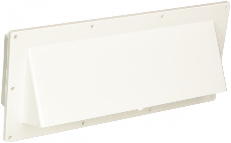 Ventline V2111-13 Polar White Horizontal Exterior Wall Vent