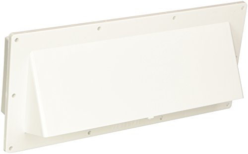 Ventline V2111-13 Polar White Horizontal Exterior Wall Vent