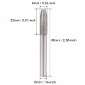 Uxcell Diamond Burrs Bits Grinding Drill Carving Rotary Tool For Glass Stone Ceramic 150 Grit 1 4 Shank 6mm Tapered 10 Pcs