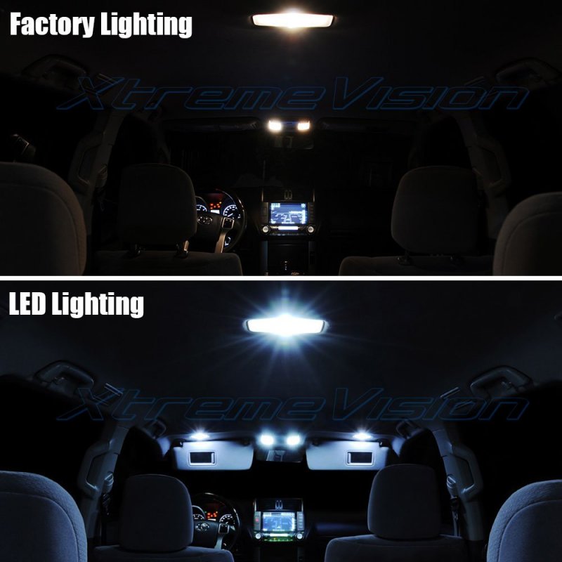 Xtremevision Interior Led For Honda Cr-v 2013-2015 8 Pieces Cool White Kit Installation Tool