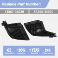 1 Pair Windshield Wiper Cowl Side Cover Trim Fits For 2010-2023 Toyota 4runner Replaces 53867-35020 53866-35030 Left And Right