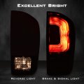 G-plus Trd Pro Tail Light Lamp Assembly W Bulbs Compatible With Toyota Tacoma 2016 2017 2018 2019 2020 2021 2022 2023 All