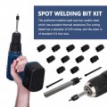 2024 Upgraded 14-pack Spot Weld Cutter Sets Double Sided 3 8 Remover Drill Bits Hex Sheet Metal Hole For Power Welding