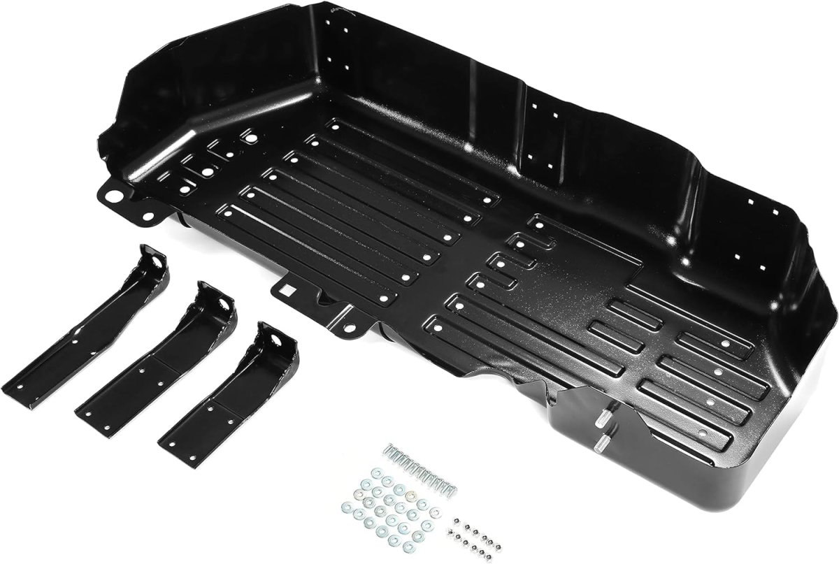 Fuel Tank Skid Plate For 2005 2010 Jeep Grand Cherokee And Commander Steel Powder Coated Replacement Part Number 52090270af