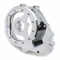 Httmt- Chrome Cnc See Through Clear Left Engine Stator Cover Ninjaa Compatible With 2003-2004 Kawasak Zx-6r Zx636 P N Mt052a-cd
