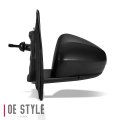 Gm1320532 Factory Style Driver Left Side Mirror Manual Folding Adjust Compatible With Chevrolet Spark 16-18 Textured Black